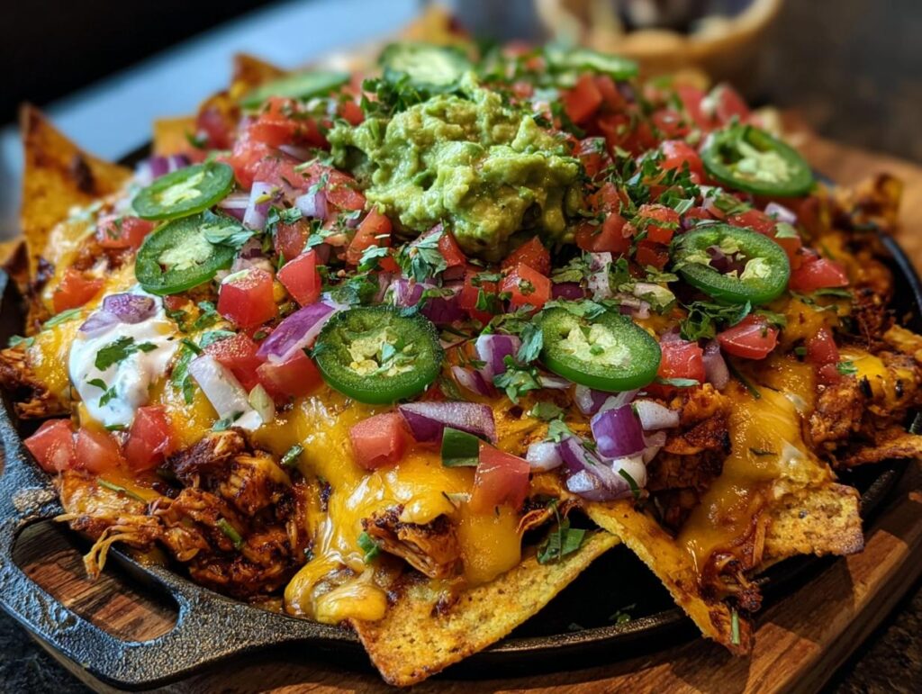 Loaded Chicken Nachos Feast