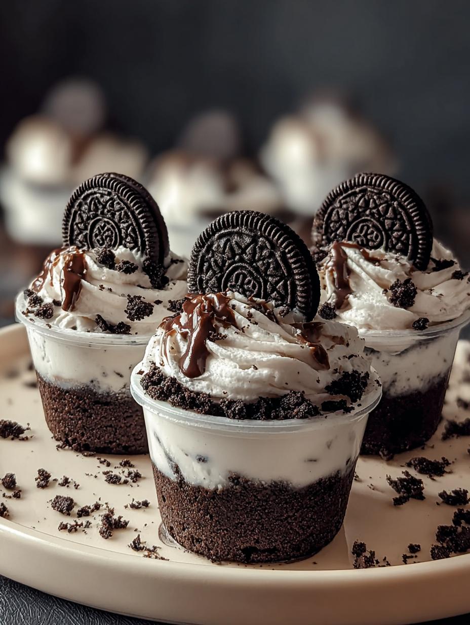 Mini Oreo Dessert Cups