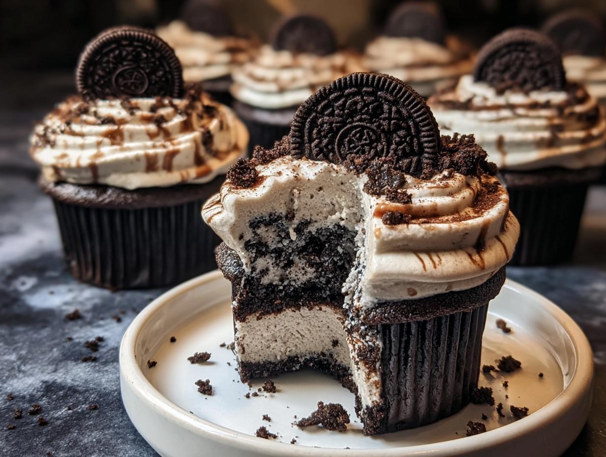 Oreo Cupcakes Doctored Cake: Amazing 28 Treats - Oreo Cupcakes Doctored Cake - additional detail