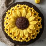 Peeps Sunflower Cake
