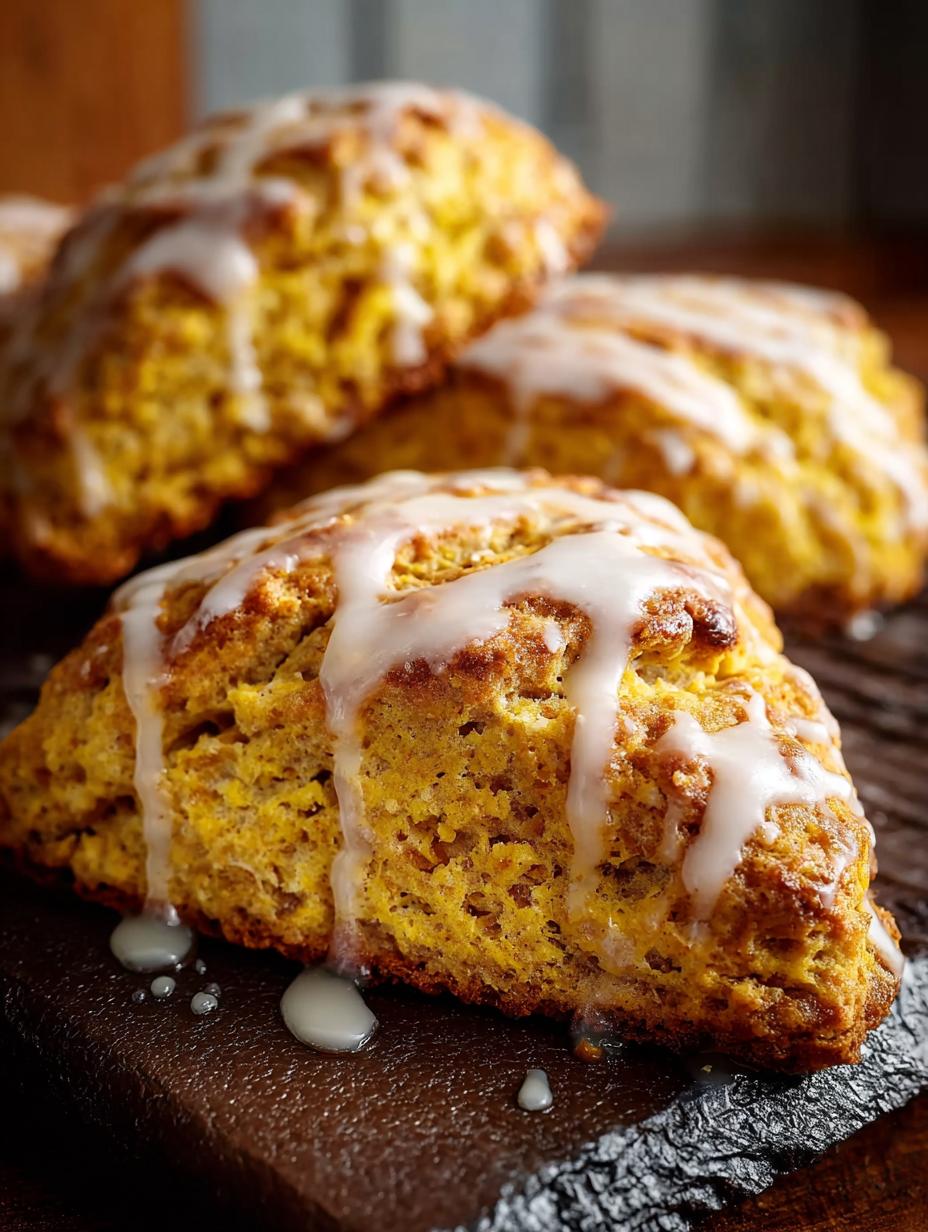 Pumpkin Scones Maple Glaze: 8 Ways to Indulge - Pumpkin Scones Maple Glaze - additional detail