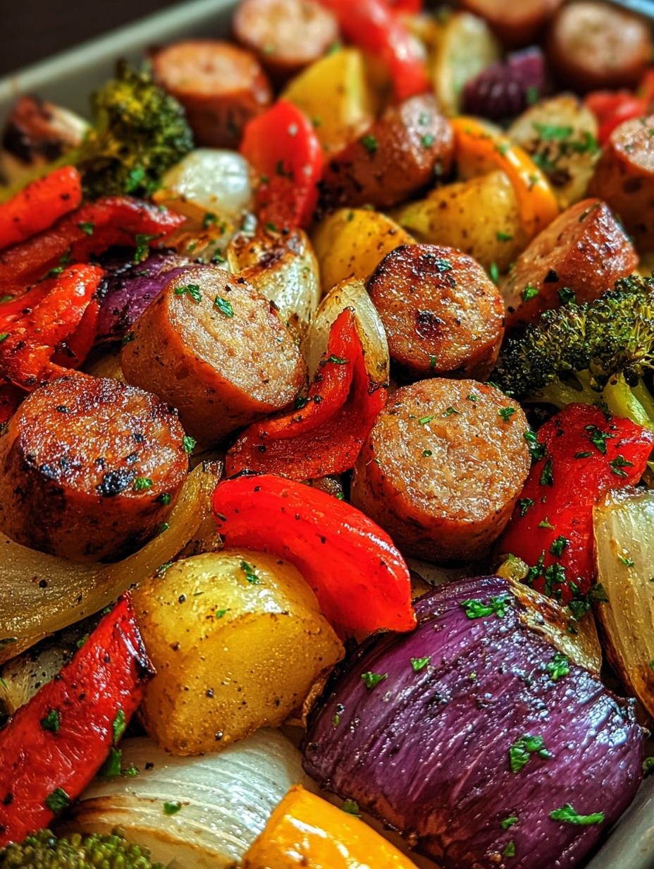 Perfect Roasted Veggie Chicken Sausage in 15 Min - Roasted Veggie Chicken Sausage - main visual representation