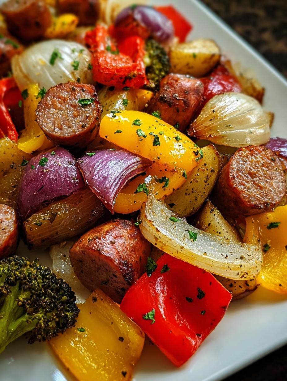 Perfect Roasted Veggie Chicken Sausage in 15 Min - Roasted Veggie Chicken Sausage - additional detail