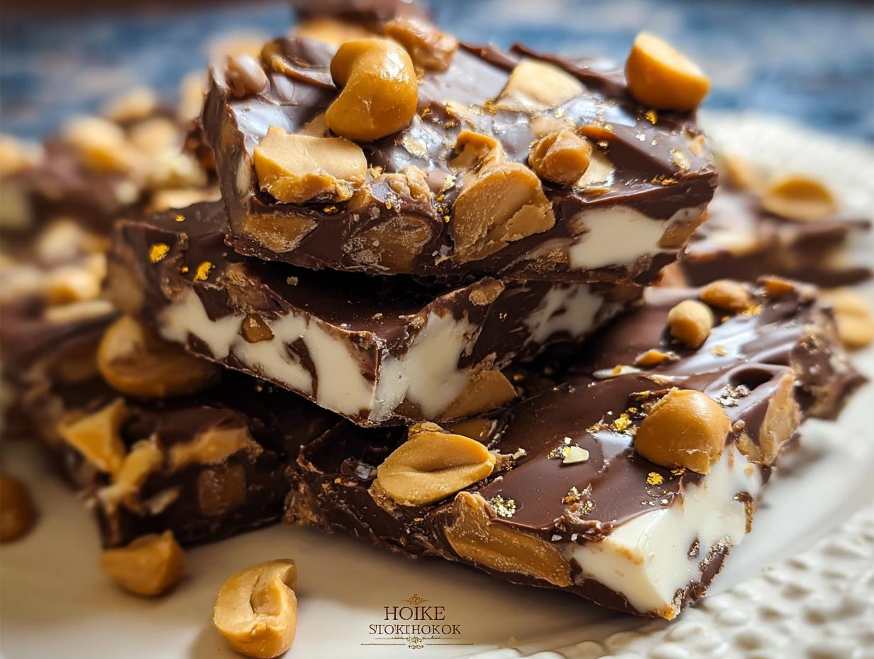 Snickers Frozen Bark: 15-Minute Delight - Snickers Frozen Bark - additional detail