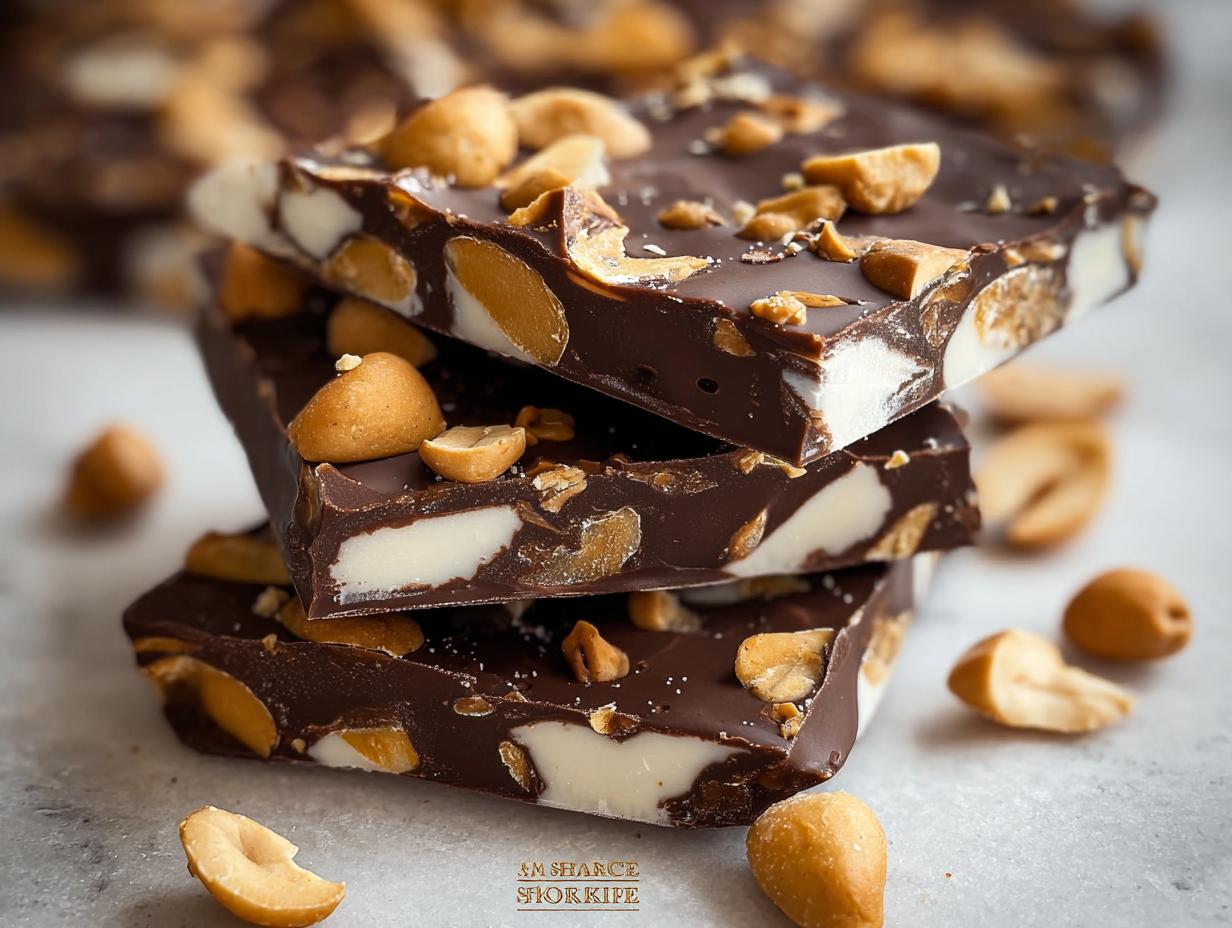 Snickers Frozen Bark