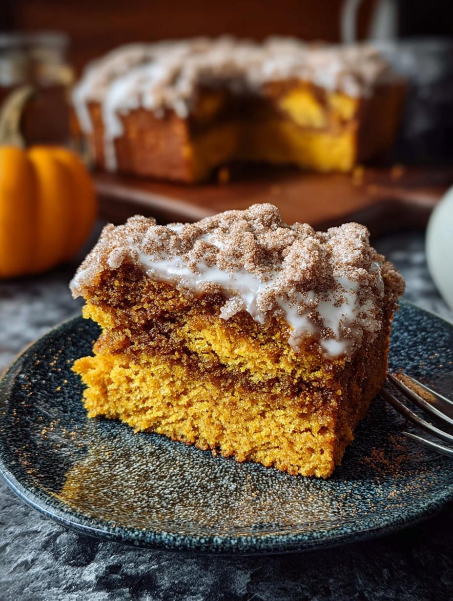 Sourdough Pumpkin Coffee Cake