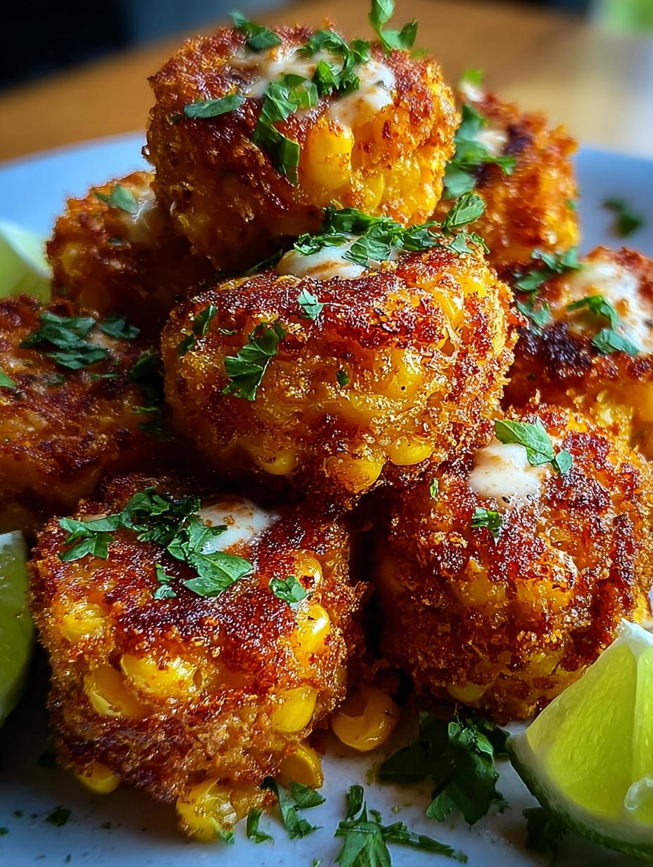 Spicy Mexican Corn Bites