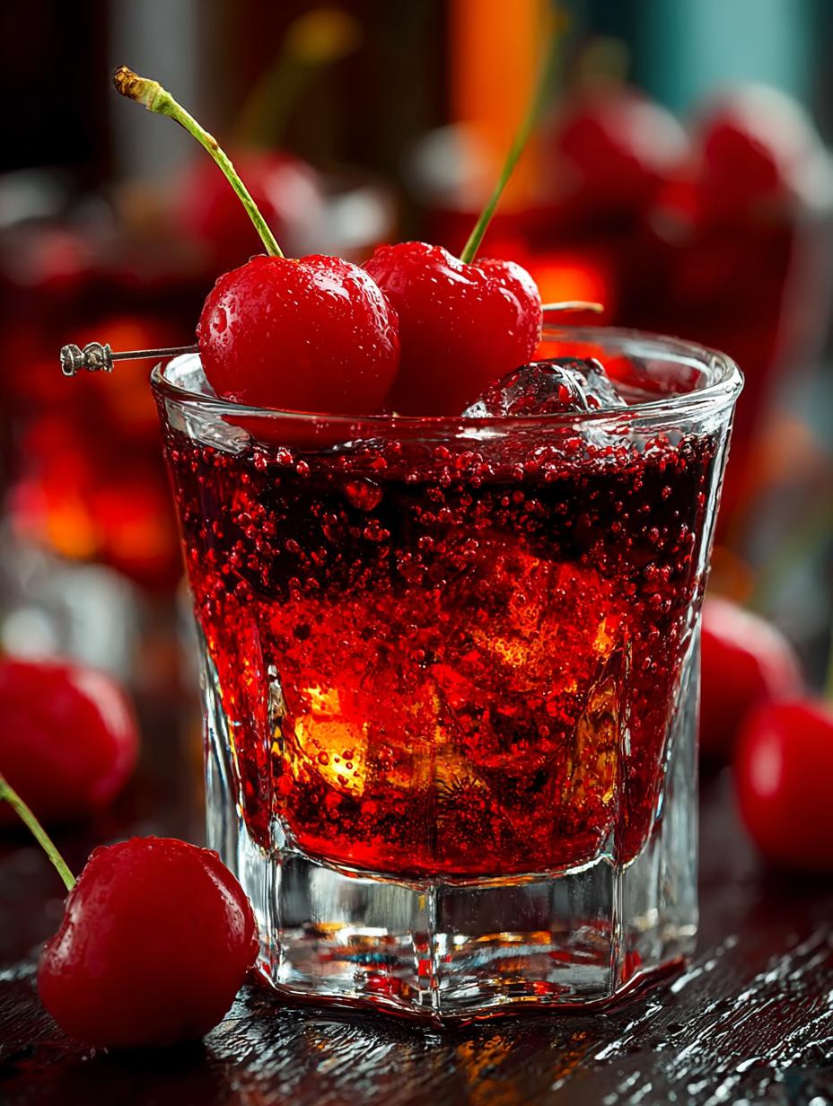Twisted Cherry Shots Cocktail