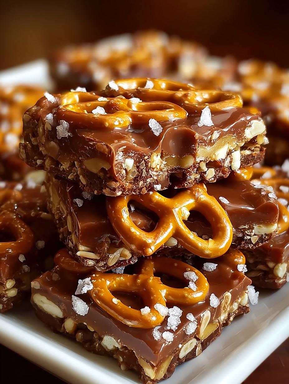 Bake Caramel Pretzel Crunch