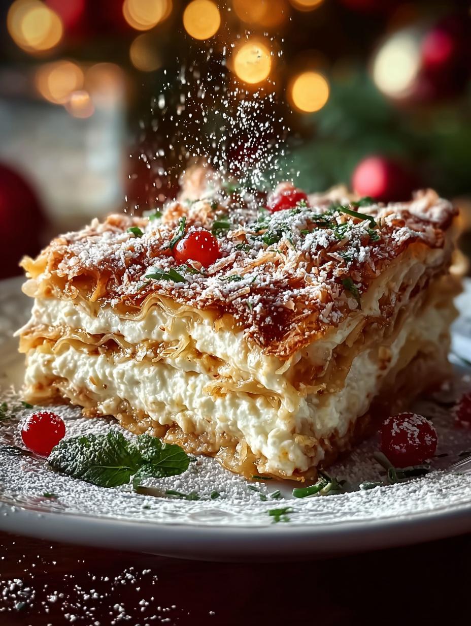 Bake Christmas Coconut Lasagna: 5 Layers of Joy - Bake Christmas Coconut Lasagna - additional detail