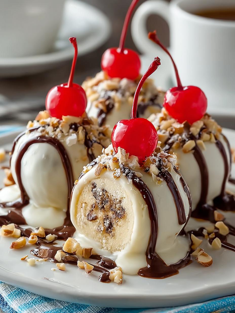 Banana Truffles Bake Dessert