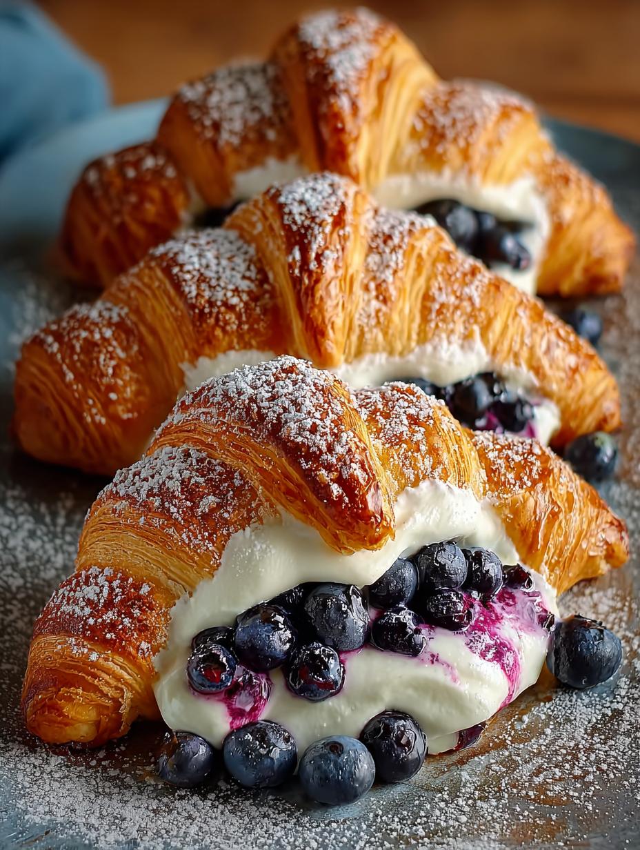 Scrumptious Blueberry Cheesecake Crescent Rolls Recipe - Blueberry Cheesecake Crescent Rolls - main visual representation