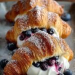 Blueberry Cheesecake Crescent Rolls