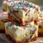 Cake Batter Bars Buttercream
