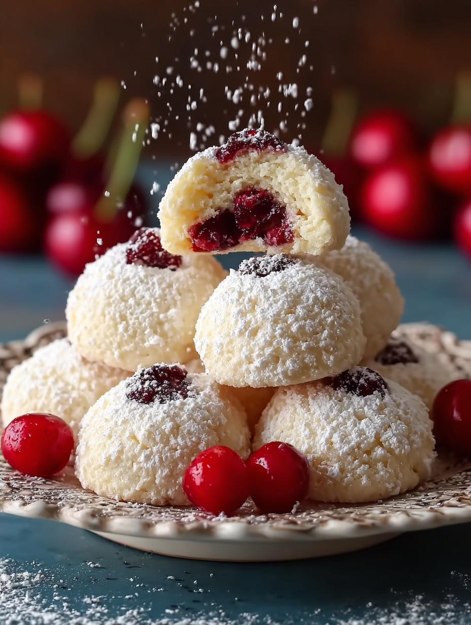 Cherry Snowball Shortbread Cookies: 7 Magical Variations - Cherry Snowball Shortbread Cookies - main visual representation