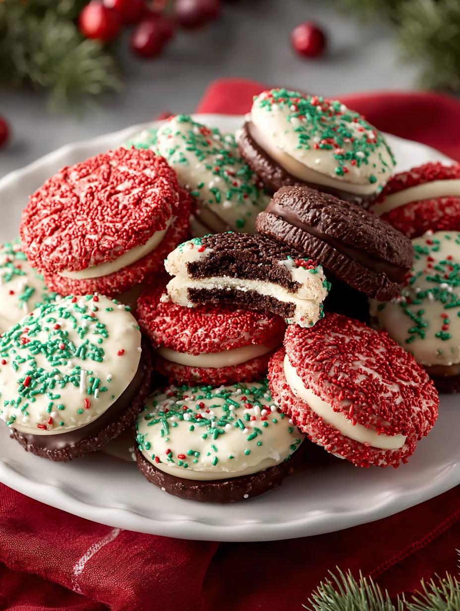 Chocolate Covered Christmas Oreos: 5 Festive Treats - Chocolate Covered Christmas Oreos - main visual representation