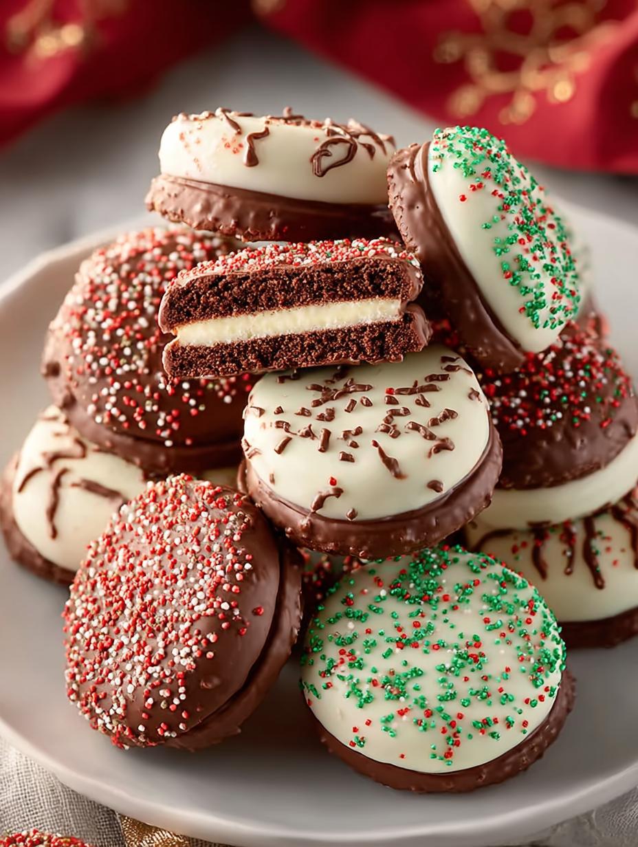 Chocolate Covered Christmas Oreos: 5 Festive Treats - Chocolate Covered Christmas Oreos - additional detail