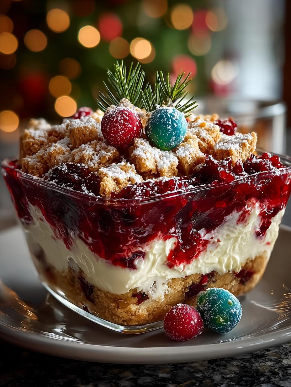 Christmas Berry Cookie Crunch: 8 Festive Layers of Joy - Christmas Berry Cookie Crunch - additional detail