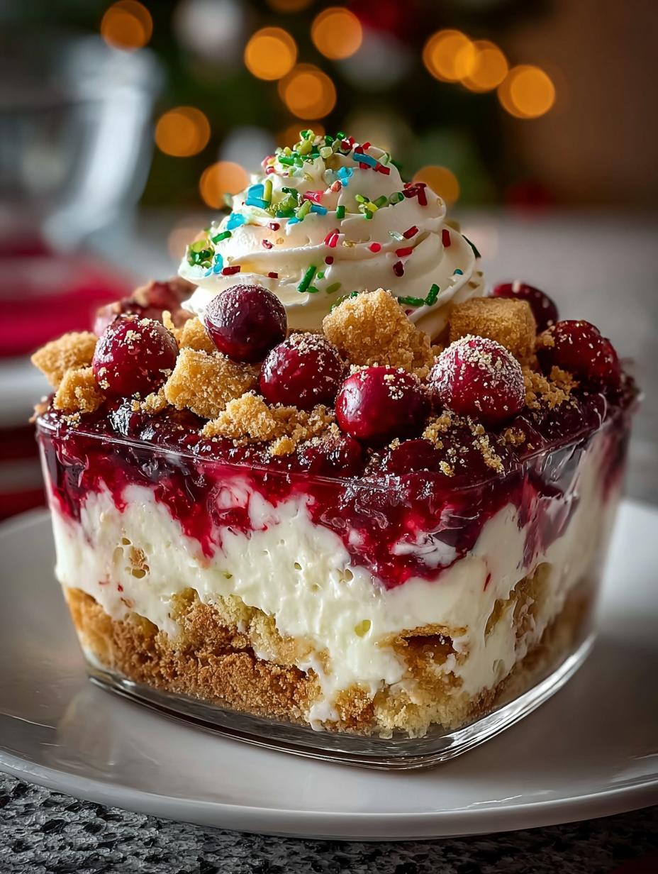 Christmas Berry Cookie Crunch