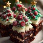Christmas Brownie Trees Festive