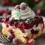 Christmas Cranberry Poke Cake