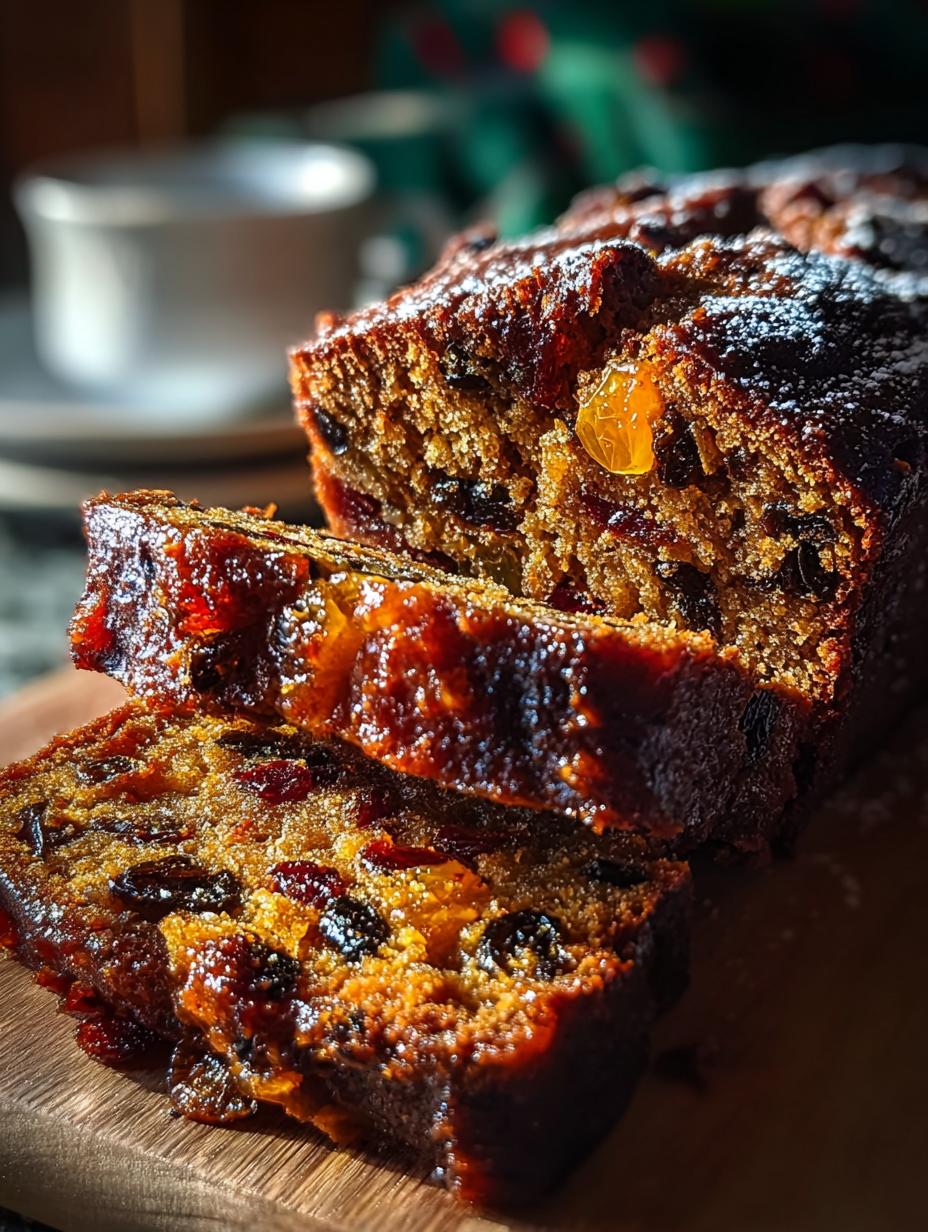 Christmas Fruit Cake Loaf