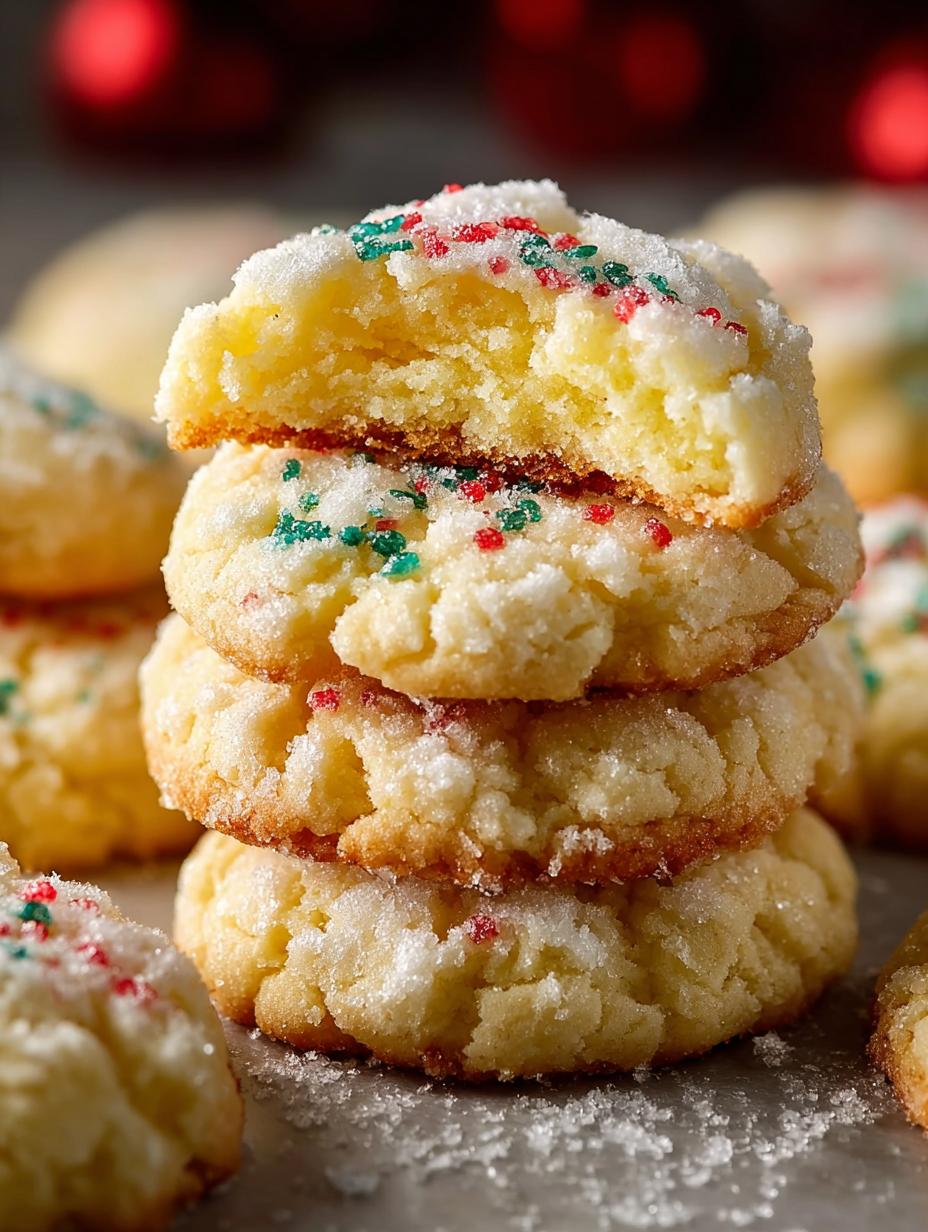 Christmas Gooey Butter Cookies