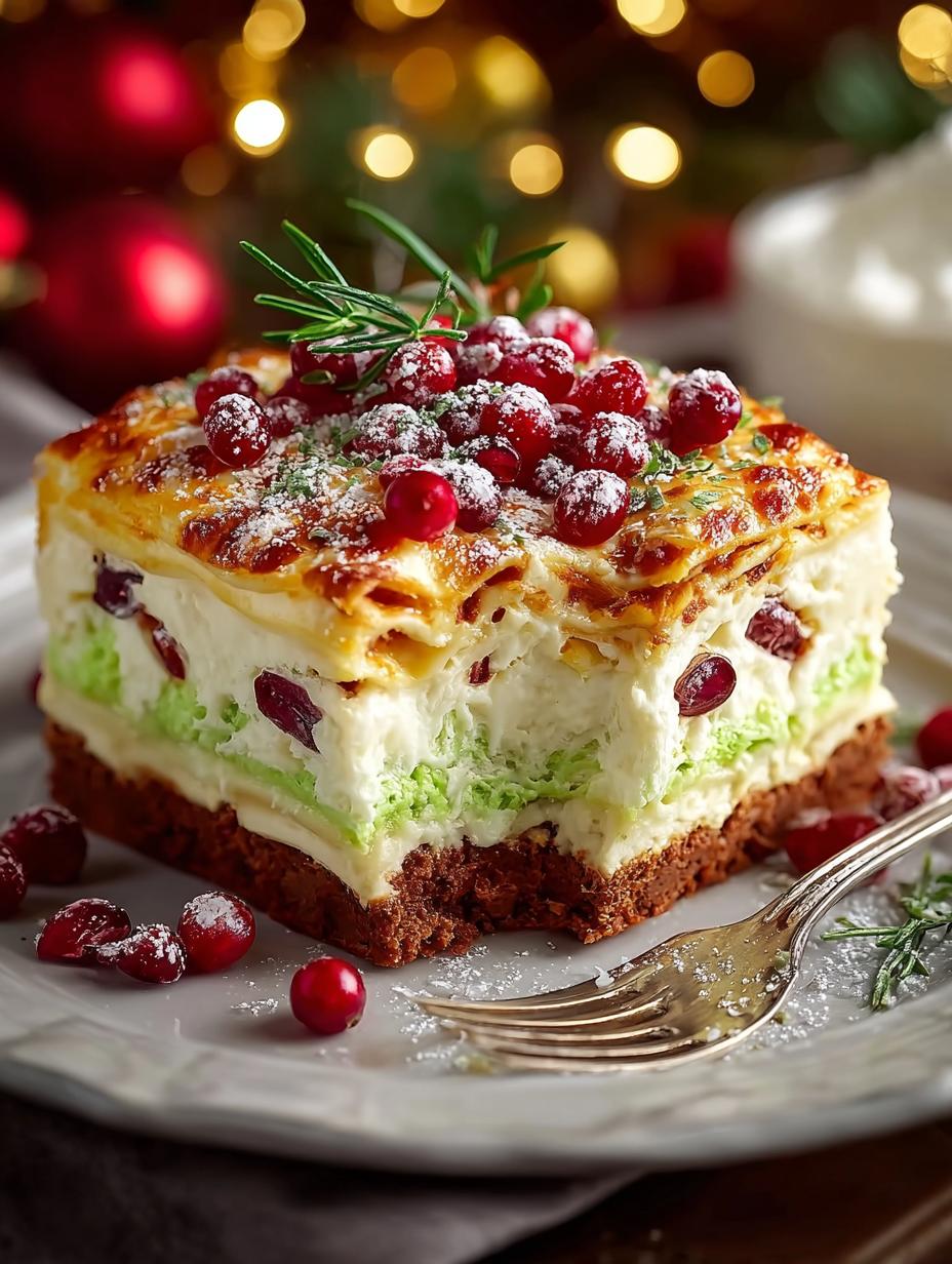 Christmas Lasagna Festive Dessert: A Sweet Holiday Delight - Christmas Lasagna Festive Dessert - main visual representation