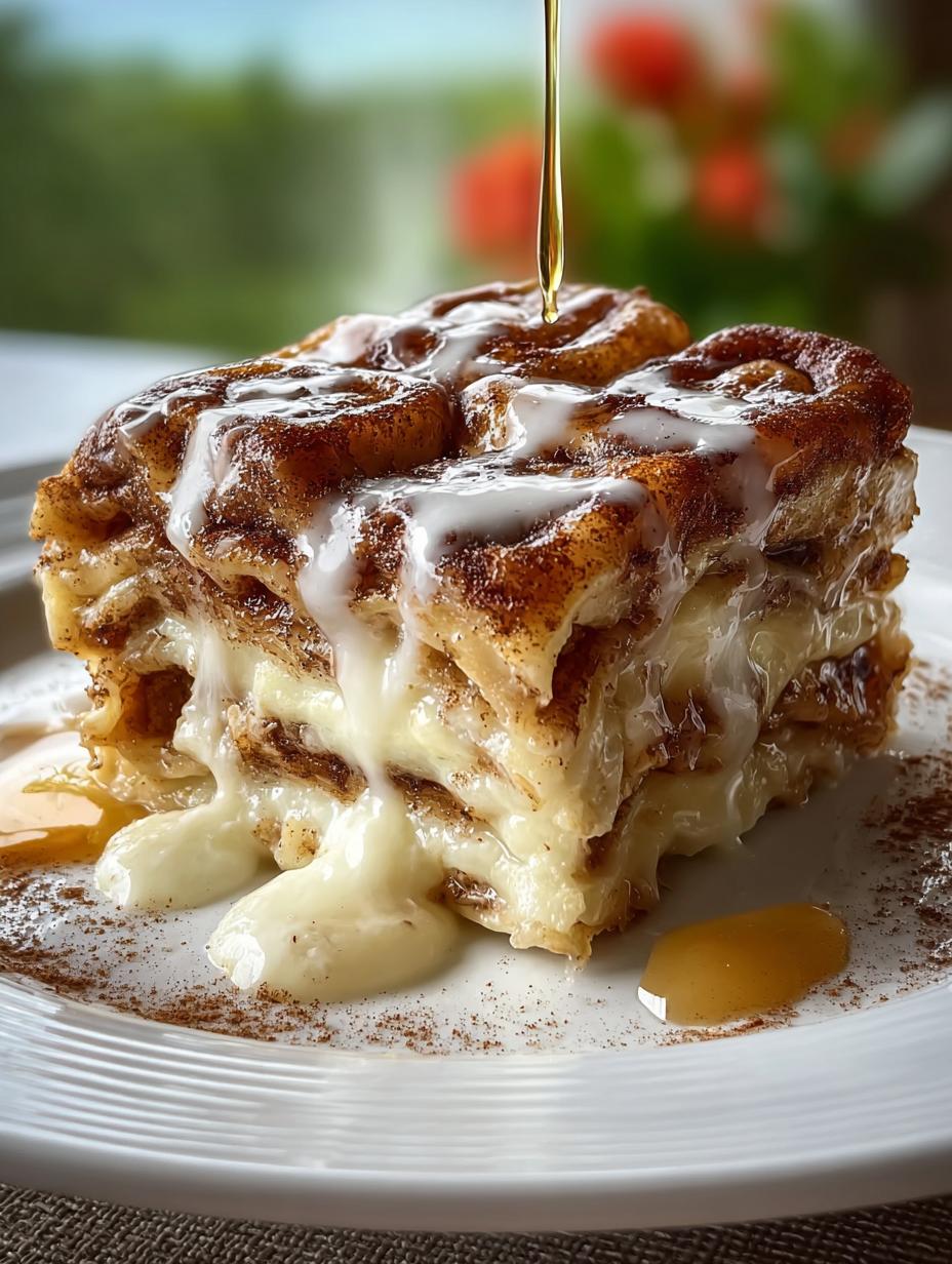 Delicious Cinnamon Roll Apple Lasagna Recipe to Savor - Cinnamon Roll Apple Lasagna - main visual representation