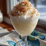 Coconut Snowball Cocktail Tropical