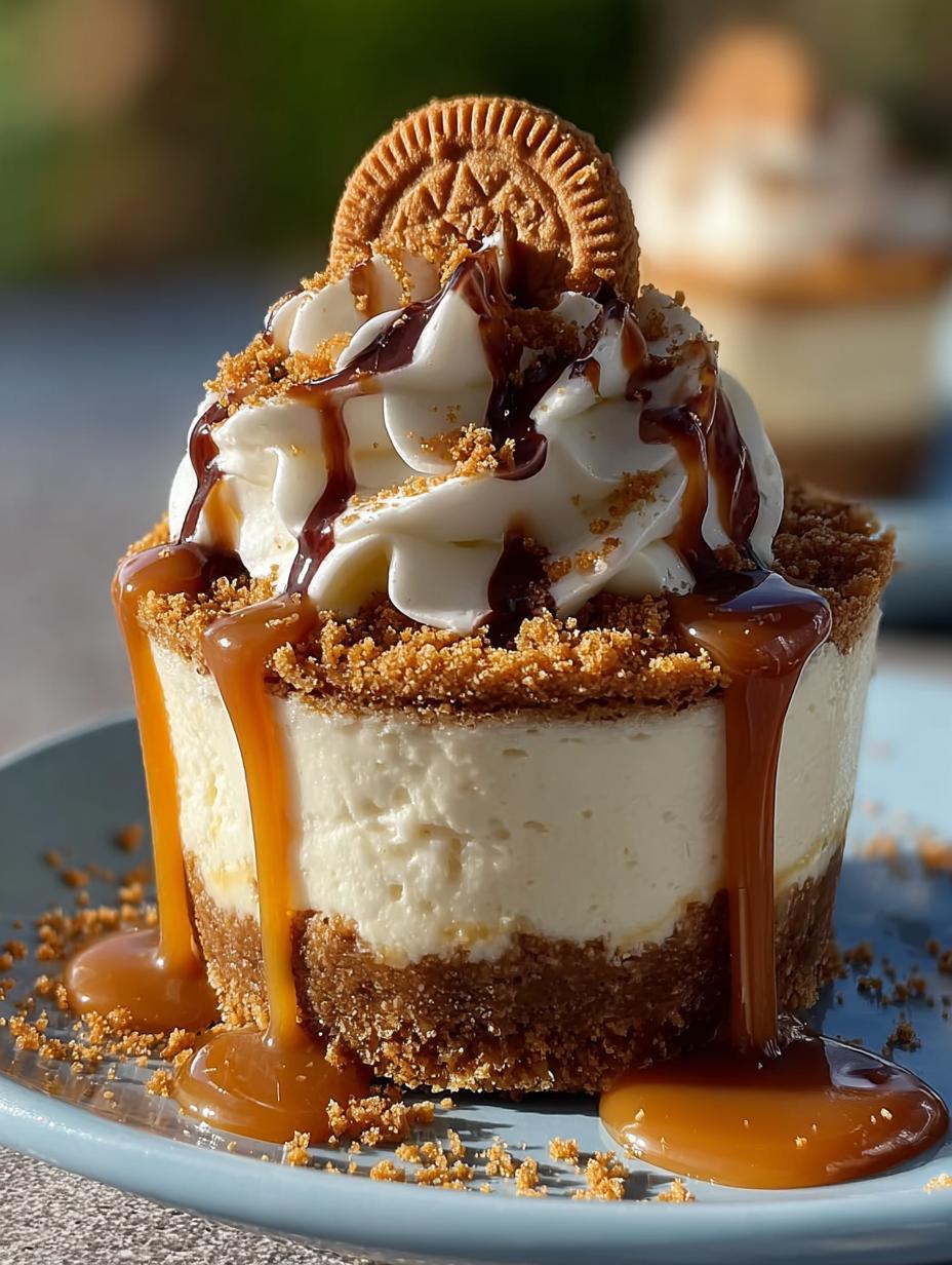 Delicious Cookie Butter Cheesecake Cup Recipe - Cookie Butter Cheesecake Cup - additional detail