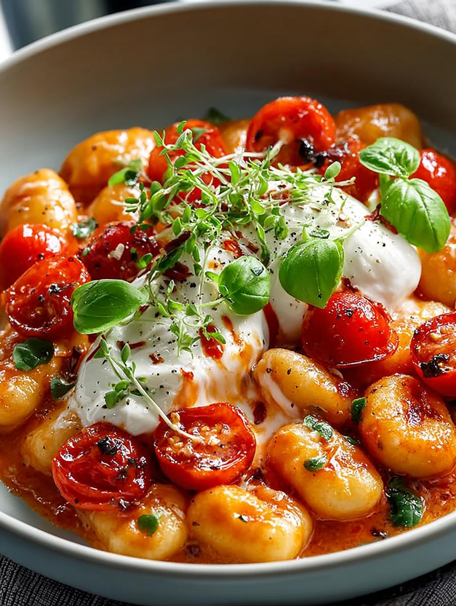 Creamy Tomato Gnocchi with