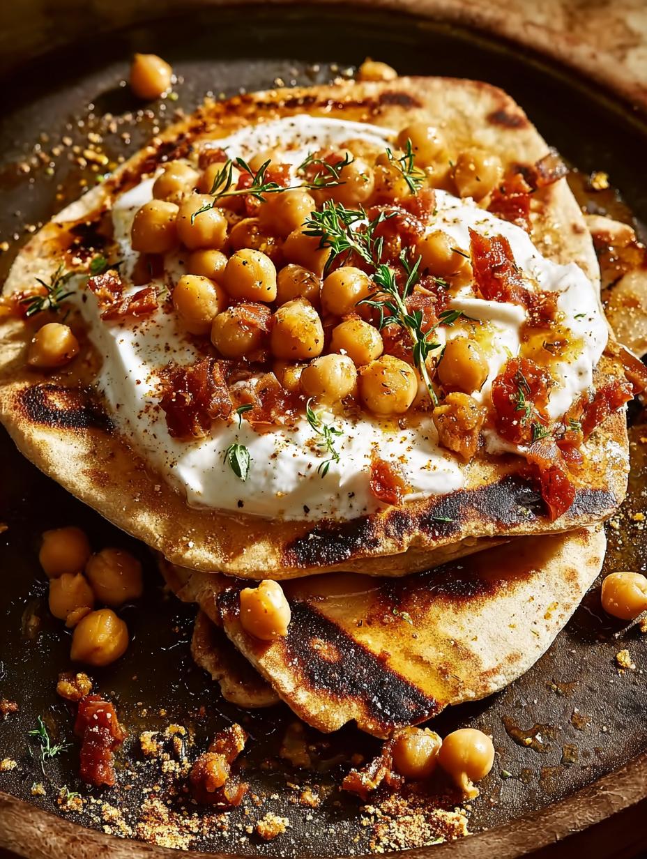Crispy Pita with Chickpeas: 5 Flavorful Variations - Crispy Pita with Chickpeas - additional detail