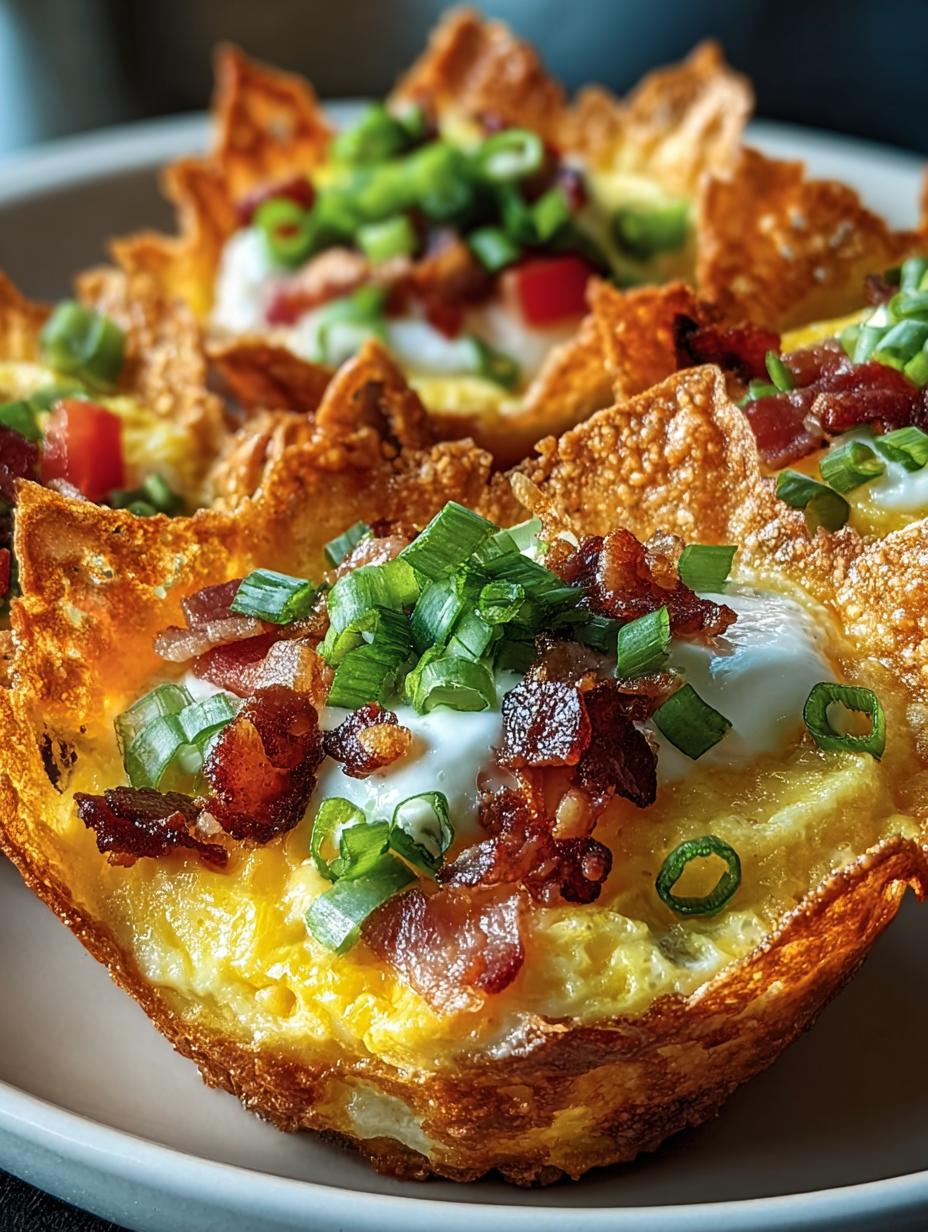 Crunchy Tortilla Breakfast Cups: 6 Delicious Variations - Crunchy Tortilla Breakfast Cups - main visual representation