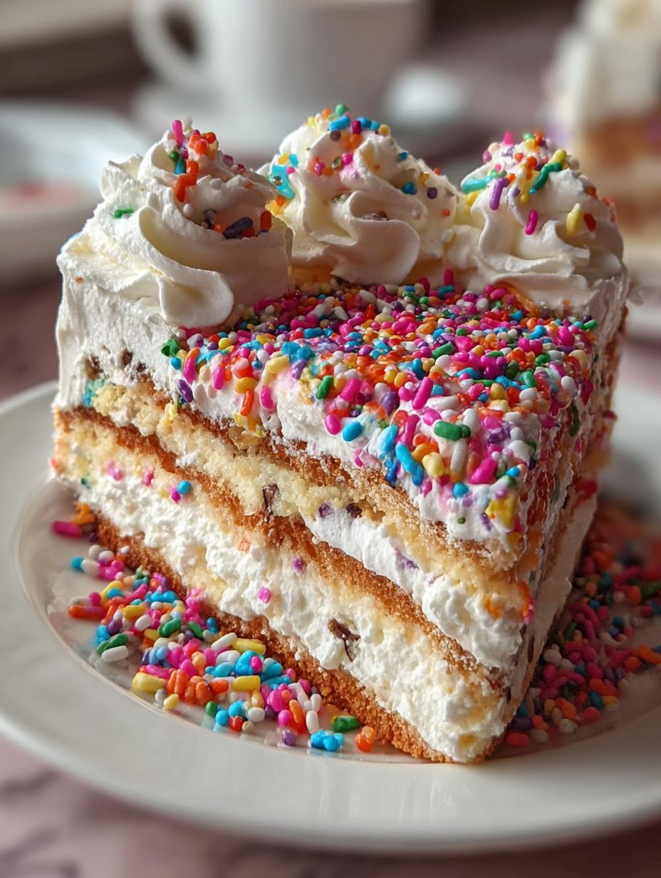 Funfetti Icebox Cake Delight