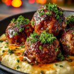 Garlic Butter Meatballs Creamy