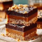 Gingerbread Millionaire Shortbread Bars