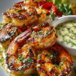 Grilled Coconut Lime Shrimp