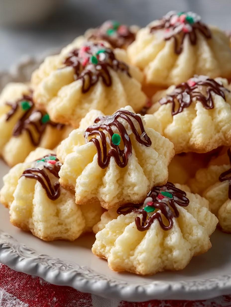 Holiday Spritz Cookies
