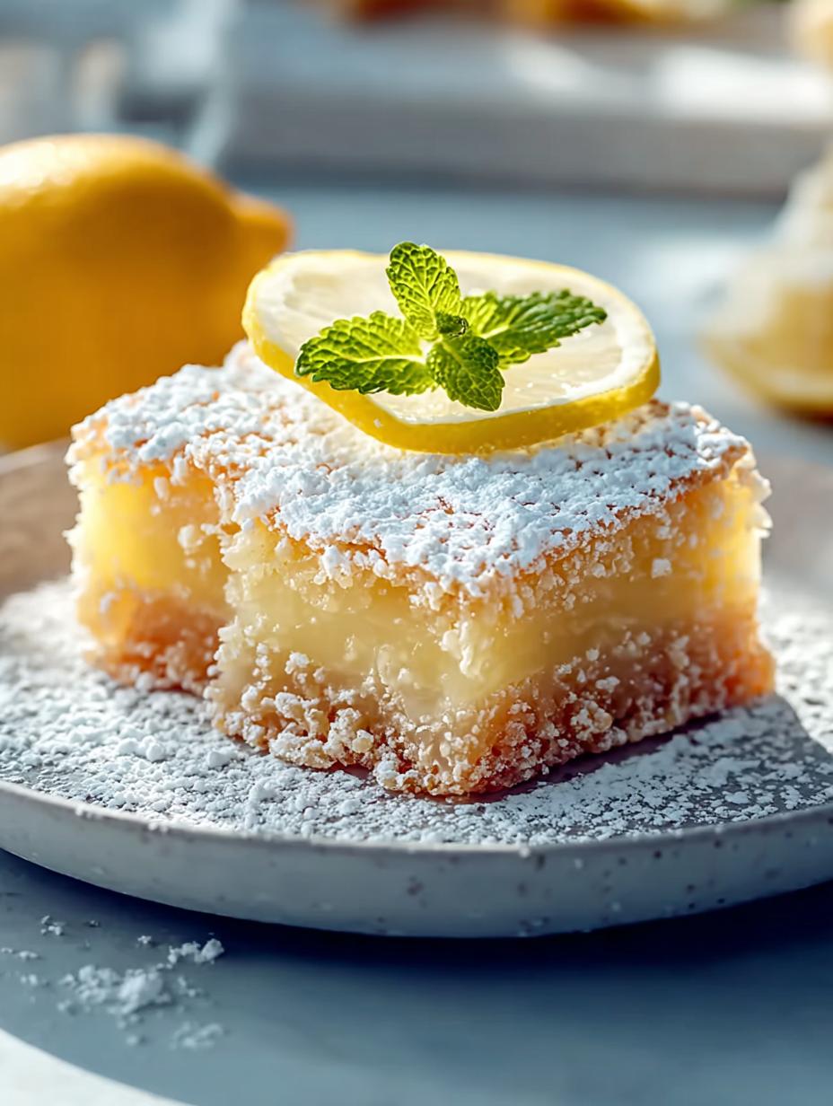 Zesty Lemon Bar Recipe to Brighten Your Day - Lemon Bar - main visual representation