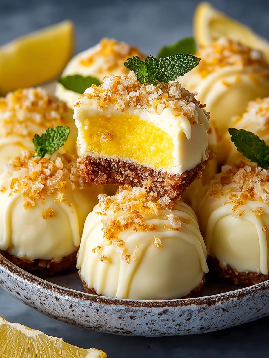 Lemon Cheesecake Bites Dessert: 24 Irresistible Treats - Lemon Cheesecake Bites Dessert - additional detail