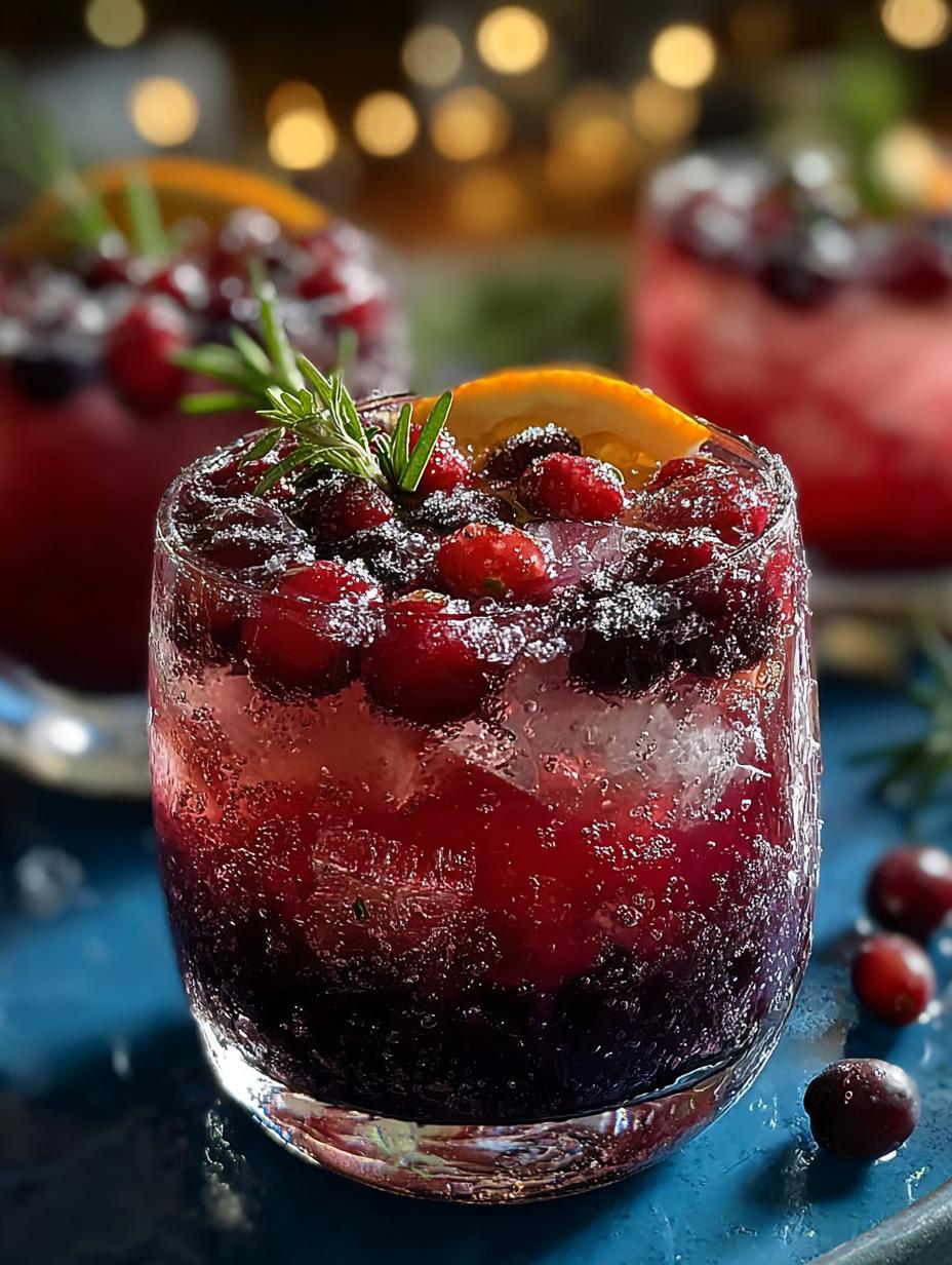 Midnight Frost Christmas Punch: 5-Minute Festive Delight - Midnight Frost Christmas Punch - main visual representation