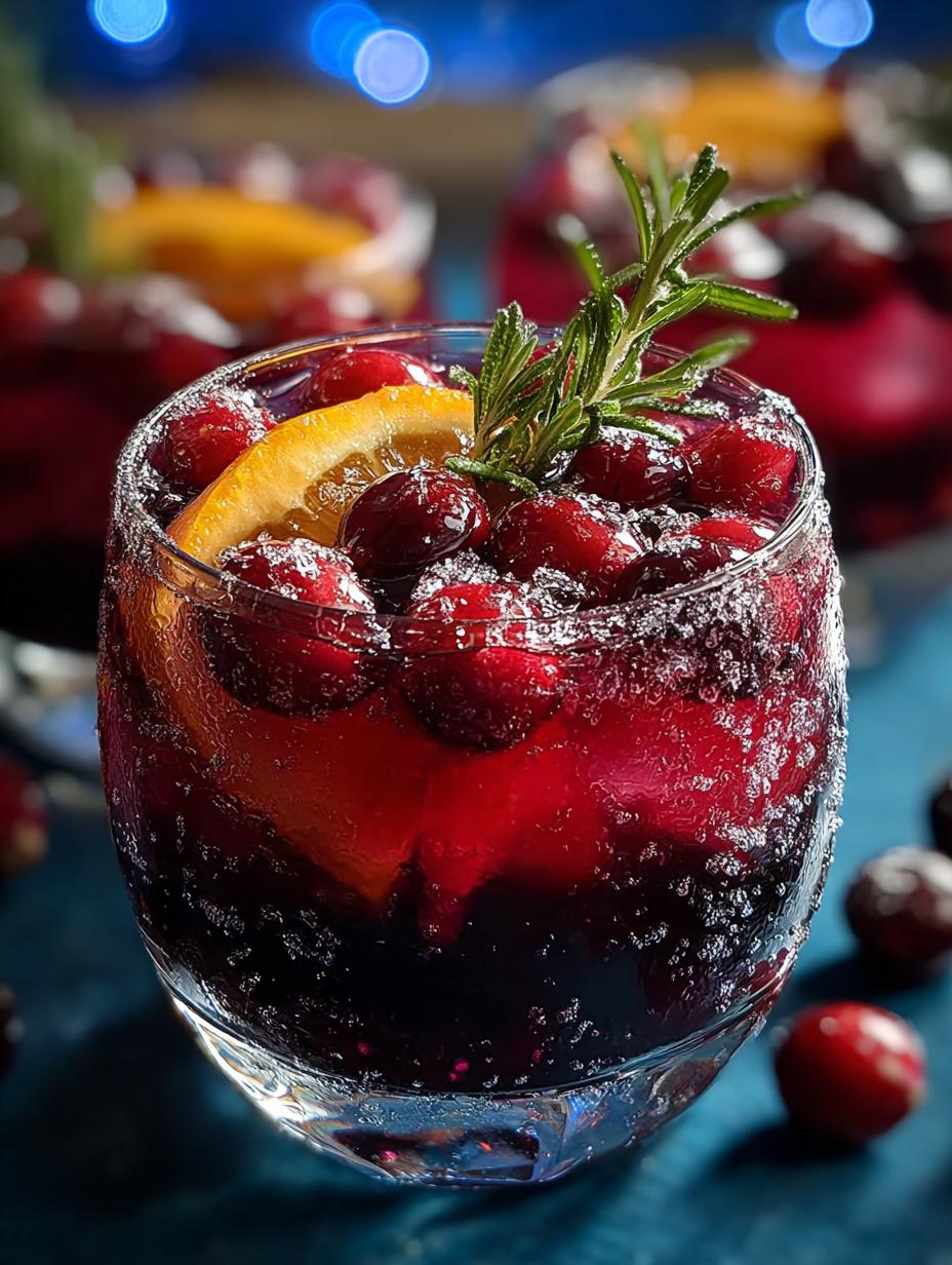 Midnight Frost Christmas Punch: 5-Minute Festive Delight - Midnight Frost Christmas Punch - additional detail