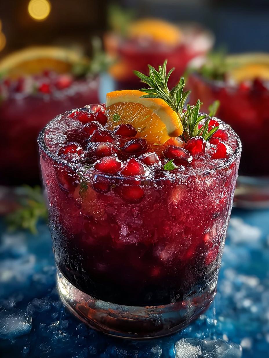 Midnight Frost Christmas Punch
