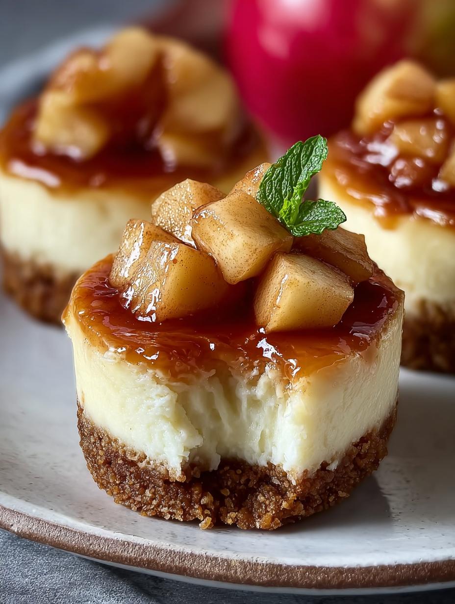 Mini Apple Cheesecake Cups: 7 Irresistible Bites of Fall - Mini Apple Cheesecake Cups - additional detail