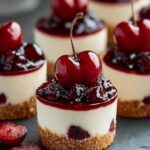 Mini Cherry Cheesecakes