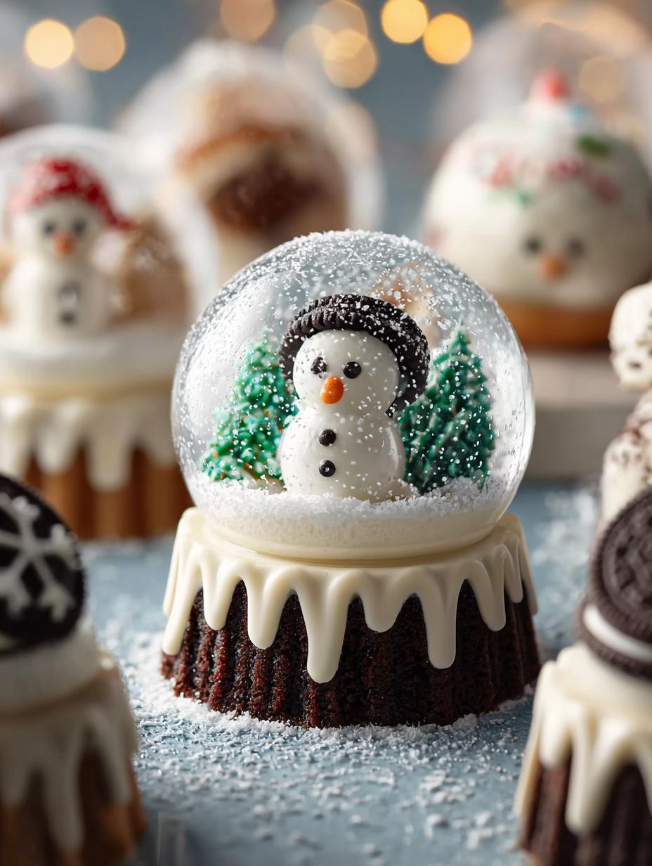 Oreo Snow Globes Festive