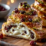 Pistachio Cranberry Brie Swirled