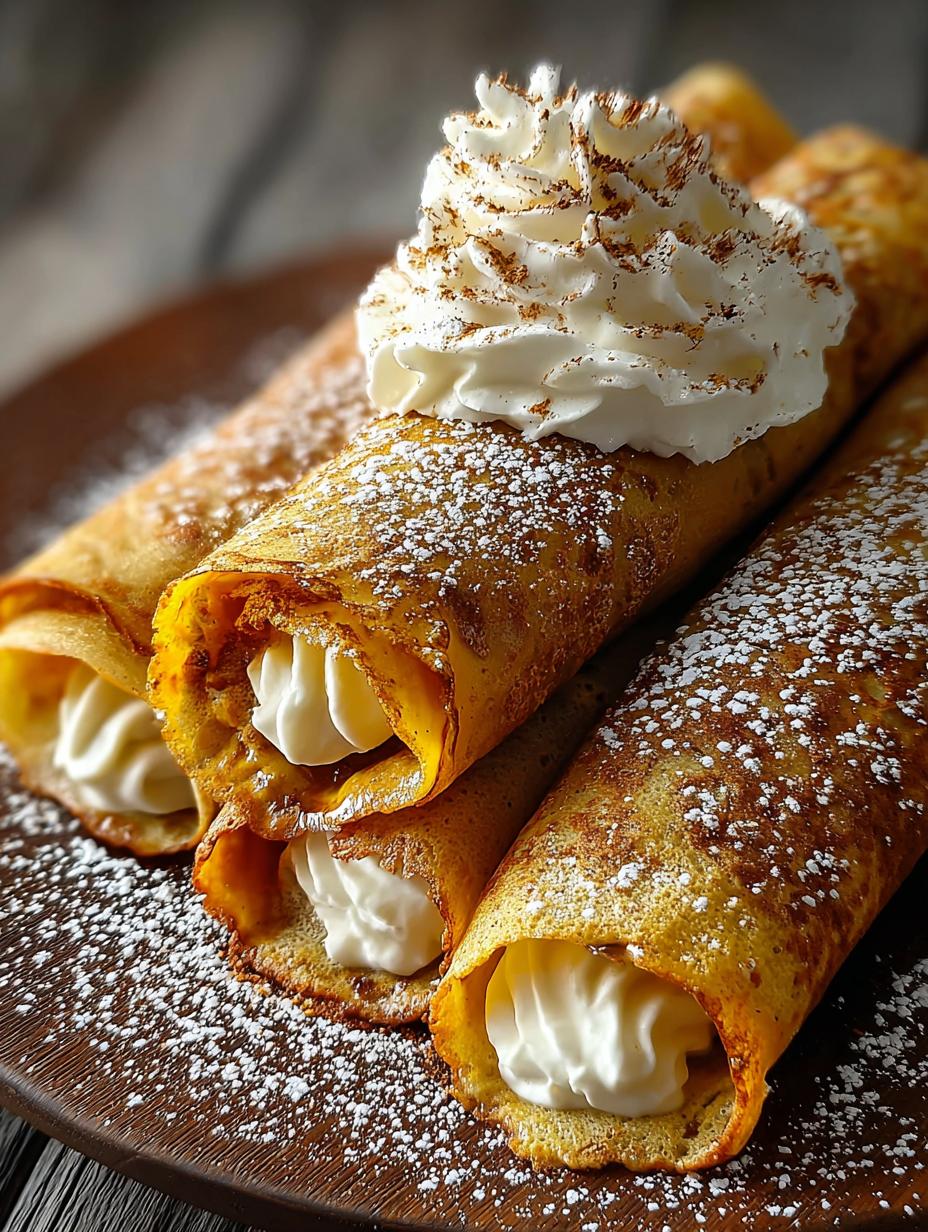 Pumpkin Crepes Cinnamon Mascarpone: A Cozy Delight - Pumpkin Crepes Cinnamon Mascarpone - main visual representation