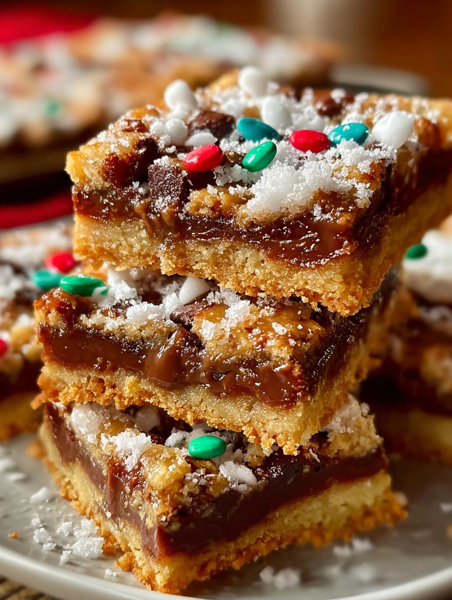 Santas Trash Cookie Bars